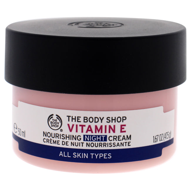 Vitamin E Nourishing Night Cream by The Body Shop for Unisex - 1.67 oz Cream