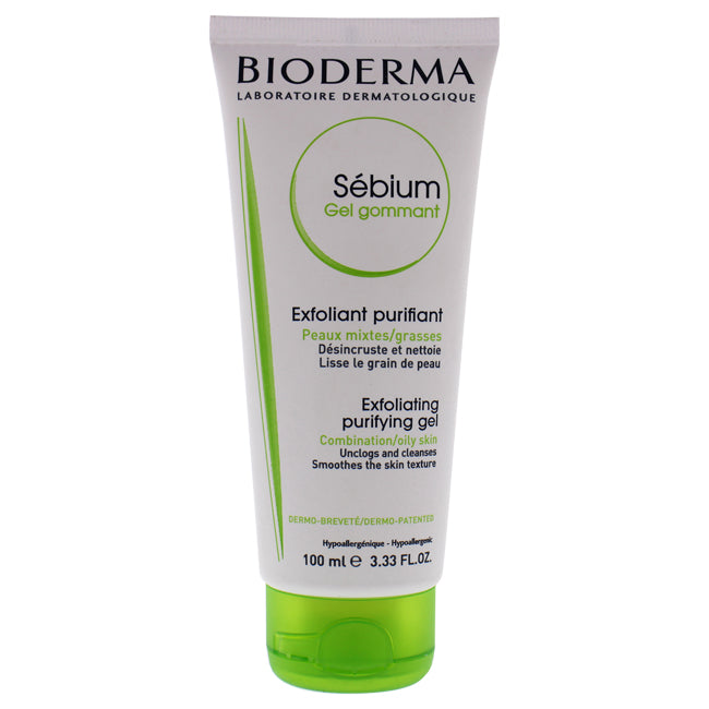 Sebium Gel Gommant Exfoliating Purifying Gel by Bioderma for Unisex - 3.33 oz Gel