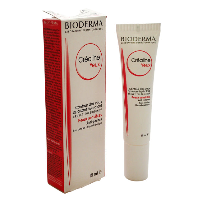 Crealine Yeux Contour Des Yeux Apaisant Hydratant by Bioderma for Unisex - 0.5 oz Treatment