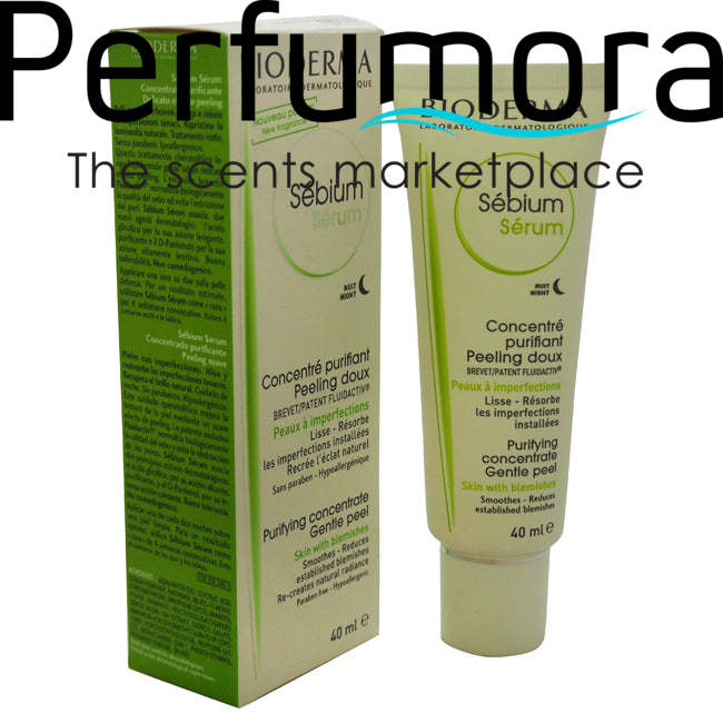 Sebium Serum Purifying Concentrate Gentle Peel by Bioderma for Unisex - 1.3 oz Serum