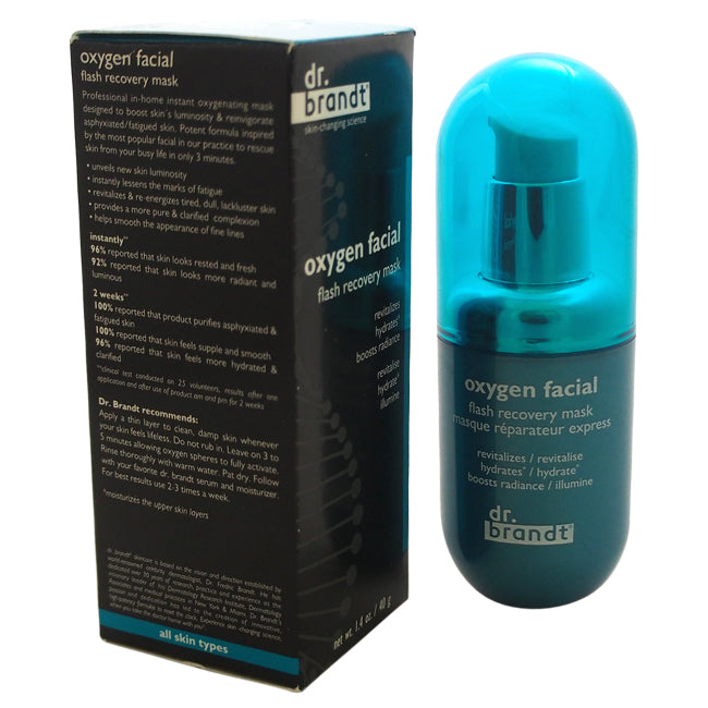 Oxygen Facial Flash Recovery Mask by Dr. Brandt for Unisex - 1.4 oz Mask