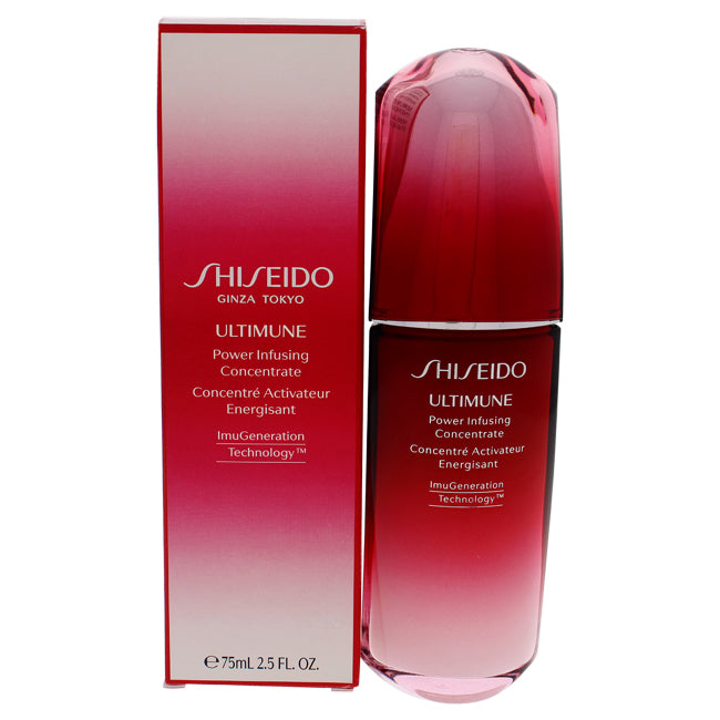 Ultimune Power Infusing Concentrate by Shiseido for Unisex - 2.5 oz Concentrate