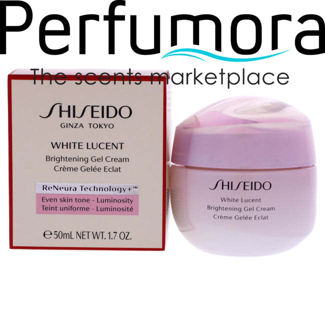 White Lucent Brightening Moisturizing Gel Cream by Shiseido for Unisex - 1.7 oz Gel