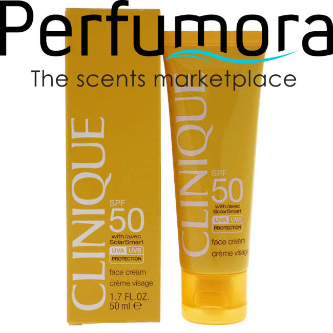 Face Cream SPF 50 with SolarSmart by Clinique for Unisex - 1.7 oz Sunscreen