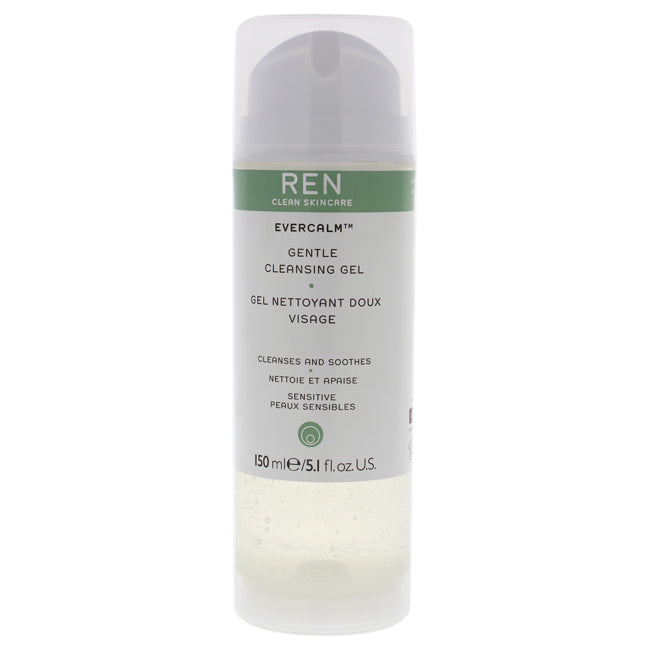 Evercalm Gentle Cleansing Gel by REN for Unisex - 5.1 oz Gel