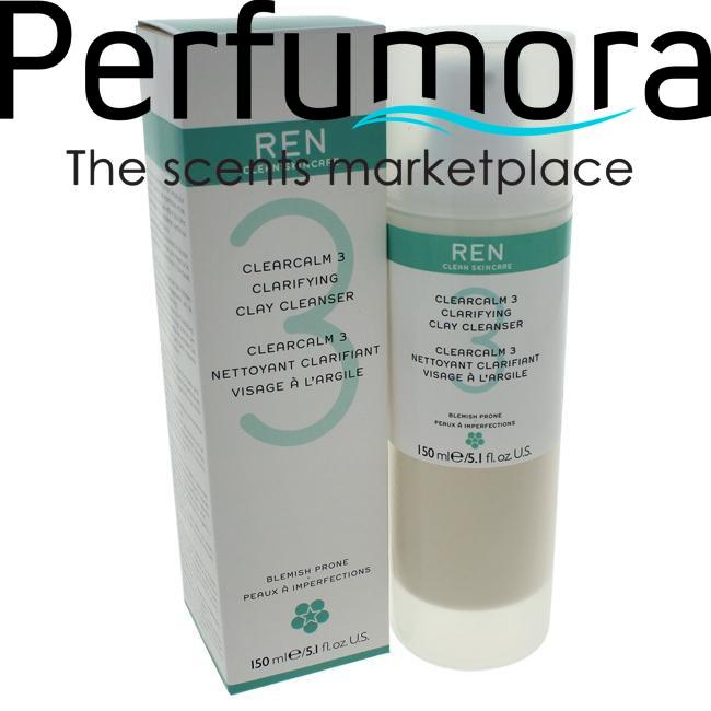 Clearcalm 3 Clarifying Clay Cleanser by REN for Unisex - 5.1 oz Cleanser