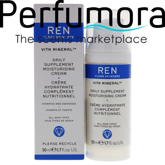 Vita Mineral Daily Supplement Moisturising Cream by REN for Unisex - 1.7 oz Cream