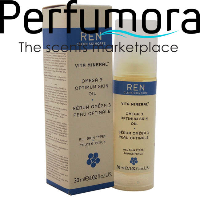 Vita Mineral Omega 3 Optimum Skin Oil by REN for Unisex - 1.02 oz Oil