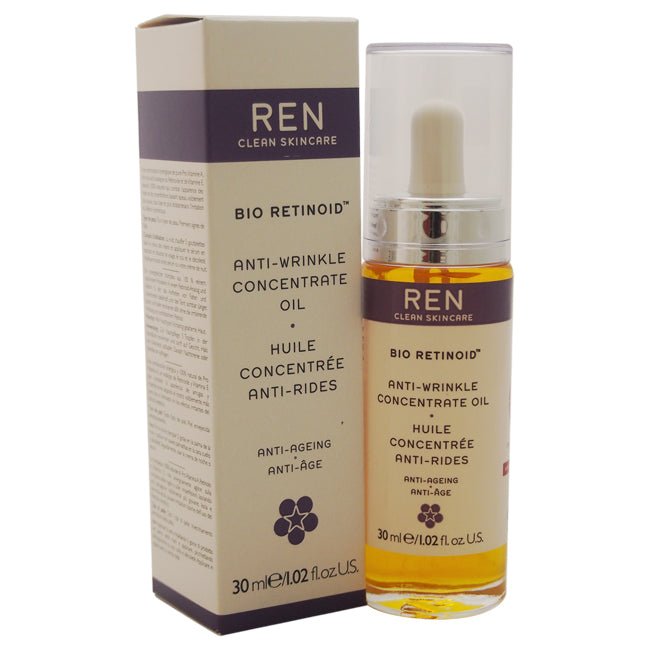 Bio Retinoid Wrinkle Concentrate Oil by REN for Unisex - 1.02 oz Oil