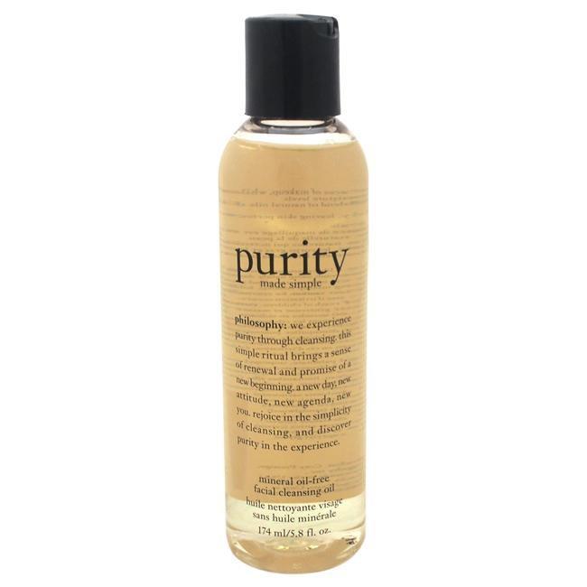 Purity Made Simple Mineral oil-Free Facial Cleansing Oil by Philosophy for Unisex - 5.8 oz Oil