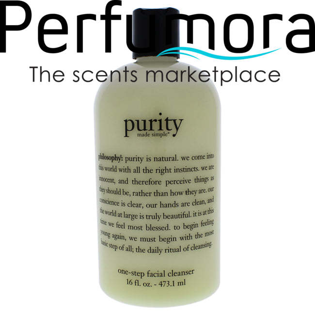 Purity Made Simple One Step Facial Cleanser by Philosophy for Unisex - 16 oz Cleanser