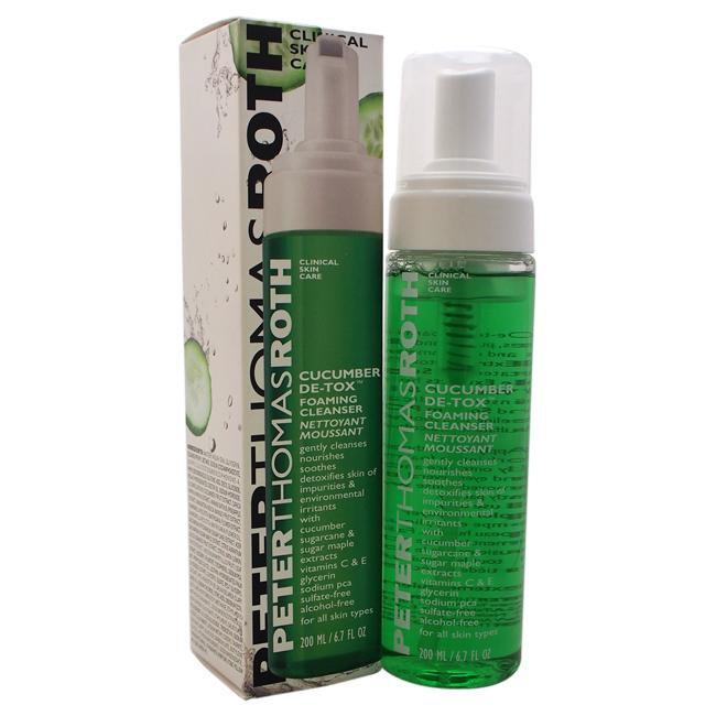 Cucumber De-Tox Foaming Cleanser by Peter Thomas Roth for Unisex - 6.7 oz Cleanser