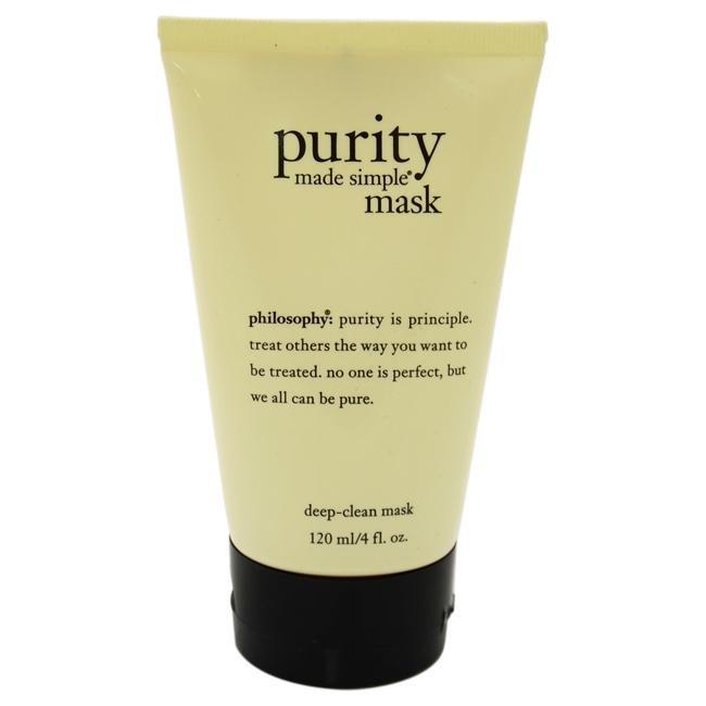 Purity Made Simple Deep-Clean Mask by Philosophy for Unisex - 4 oz Mask