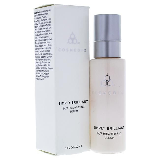 Simply Brilliant 24-7 Brightening Serum by CosMedix for Unisex - 1 oz Serum