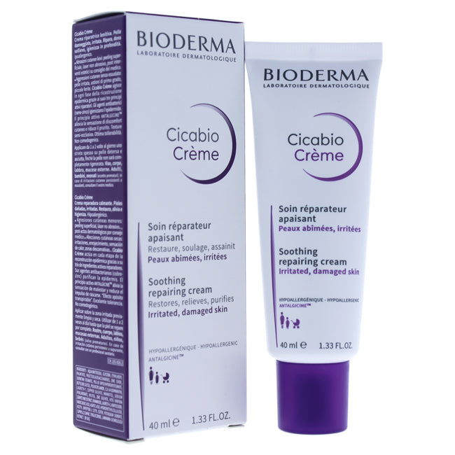 Cicabio Cream Soothing Repairing Cream by Bioderma for Unisex - 1.33 oz Cream