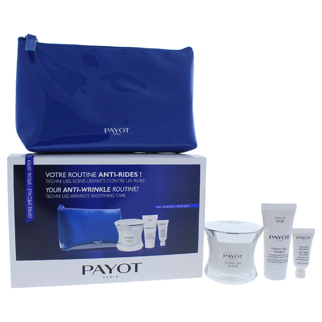 Techni Liss Anti-Wrinkle Set by Payot for Unisex - 4 Pc Set