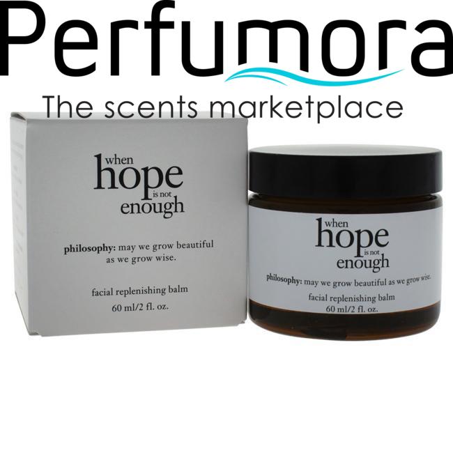 When Hope is Not Enough Facial Replenishing Balm by Philosophy for Unisex - 2 oz Balm