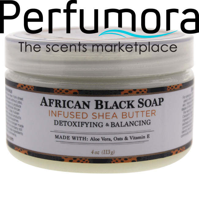 Shea Butter Infused with African Black Soap Extract by Nubian Heritage for Unisex - 4 oz Lotion