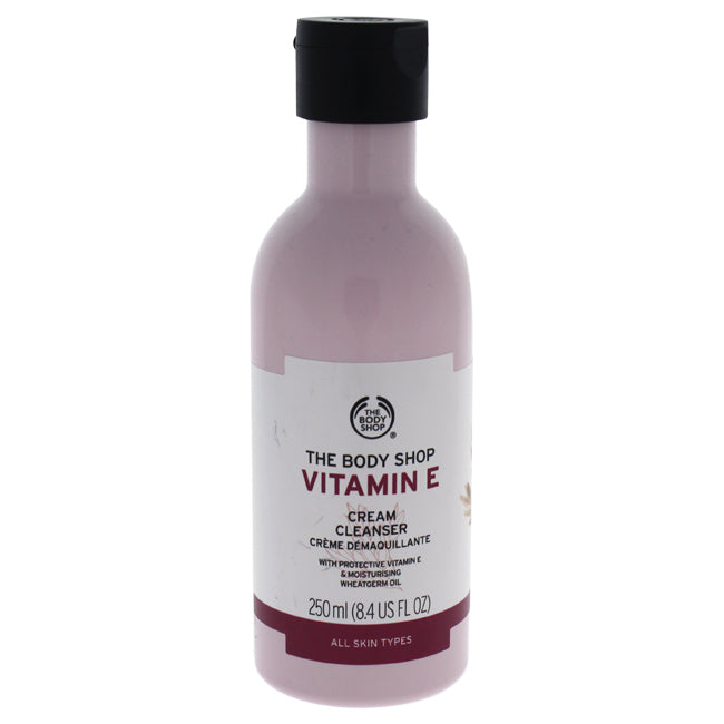 Vitamin E Cream Cleanser - All Skin Types by The Body Shop for Unisex - 8.4 oz Cream