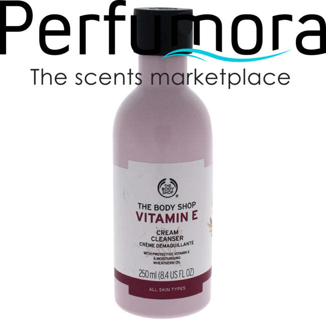 Vitamin E Cream Cleanser - All Skin Types by The Body Shop for Unisex - 8.4 oz Cream