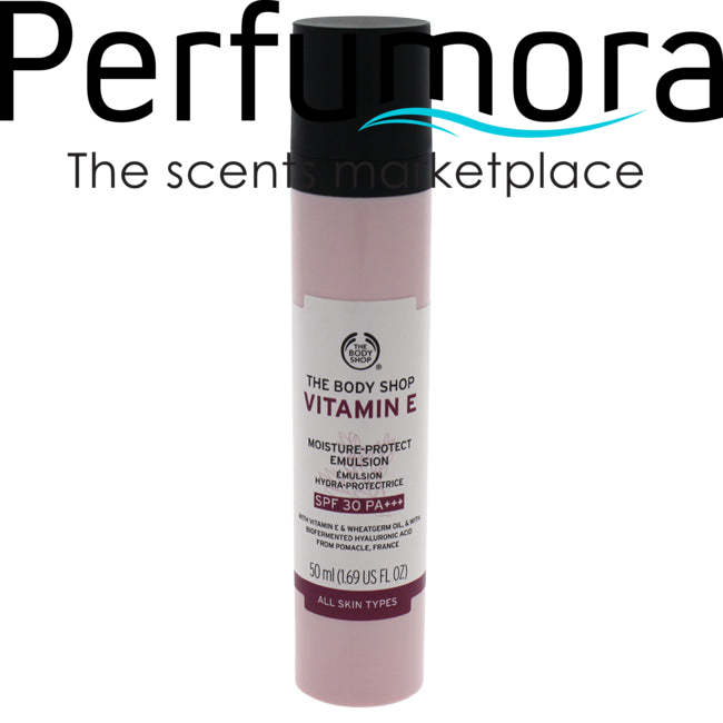 Vitamin E Moisture-Protect Emulsion SPF 30 - All Skin Types by The Body Shop for Unisex - 1.69 oz Moisturiser