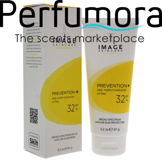 Prevention+ Daily Matte Moisturizer Oil-Free SPF 32 by Image for Unisex - 3.2 oz Sunscreen