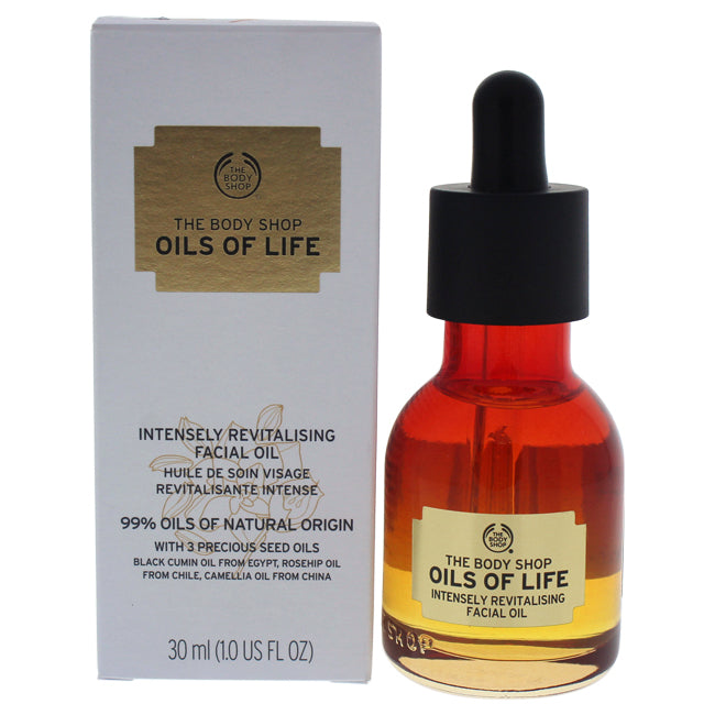 Oils Of Life Intensely Revitalizing Facial Oil by The Body Shop for Unisex - 1 oz Oil