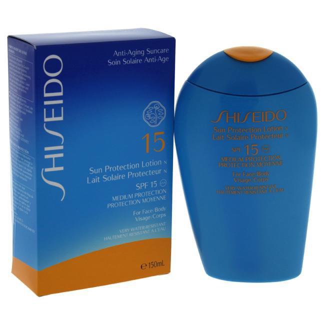 Sun Protection Lotion N SPF 15 by Shiseido for Unisex - 5 oz Sunscreen