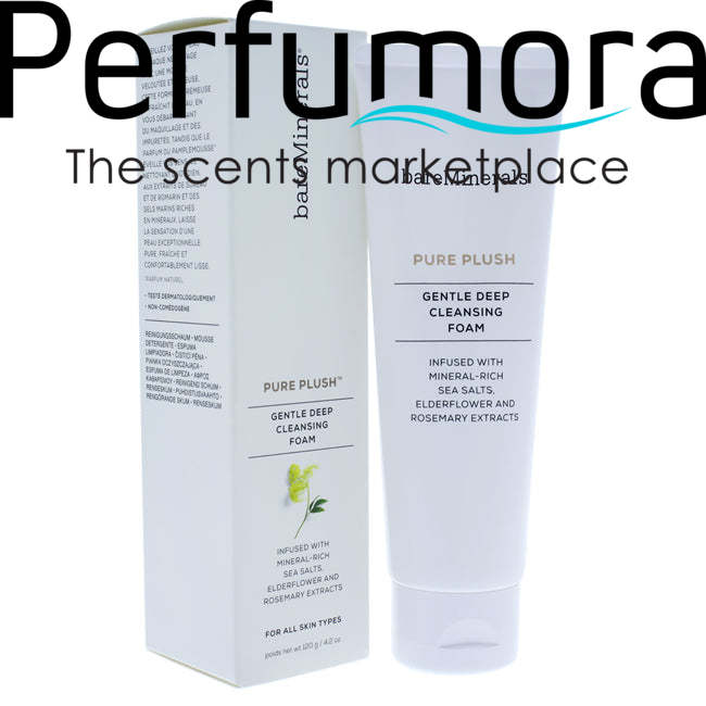 Pure Plush Gentle Deep Cleansing Foam by bareMinerals for Unisex - 4.2 oz Cleanser