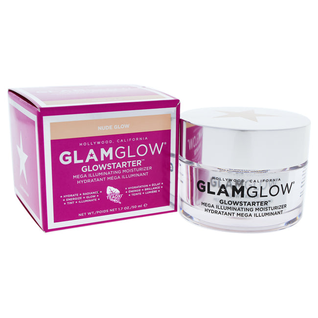Glowstarter Mega Illuminating Moisturizer - Nude Glow by Glamglow for Unisex - 1.7 oz Cream
