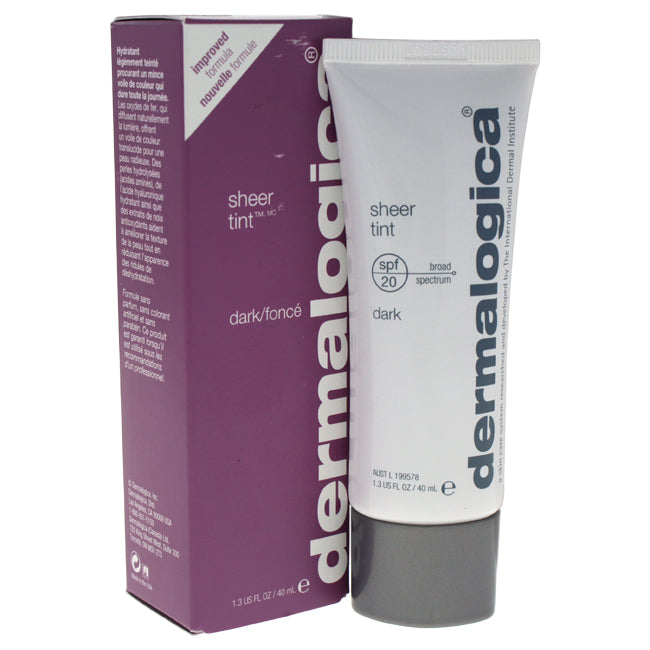 Sheer Tint Moisturizer SPF 20 - Dark by Dermalogica for Unisex - 1.3 oz Moisturizer