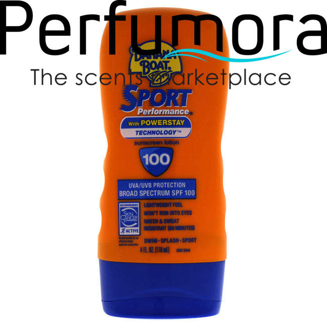 Sport Performance with Powerstay Technology Sunscreen Lotion SPF 100 by Banana Boat for Unisex - 4 oz Lotion