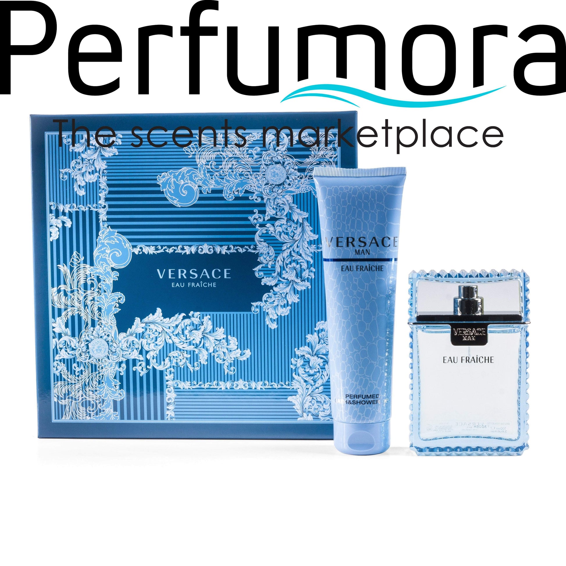Eau Fraiche For Men By Gianni Versace Gift Set