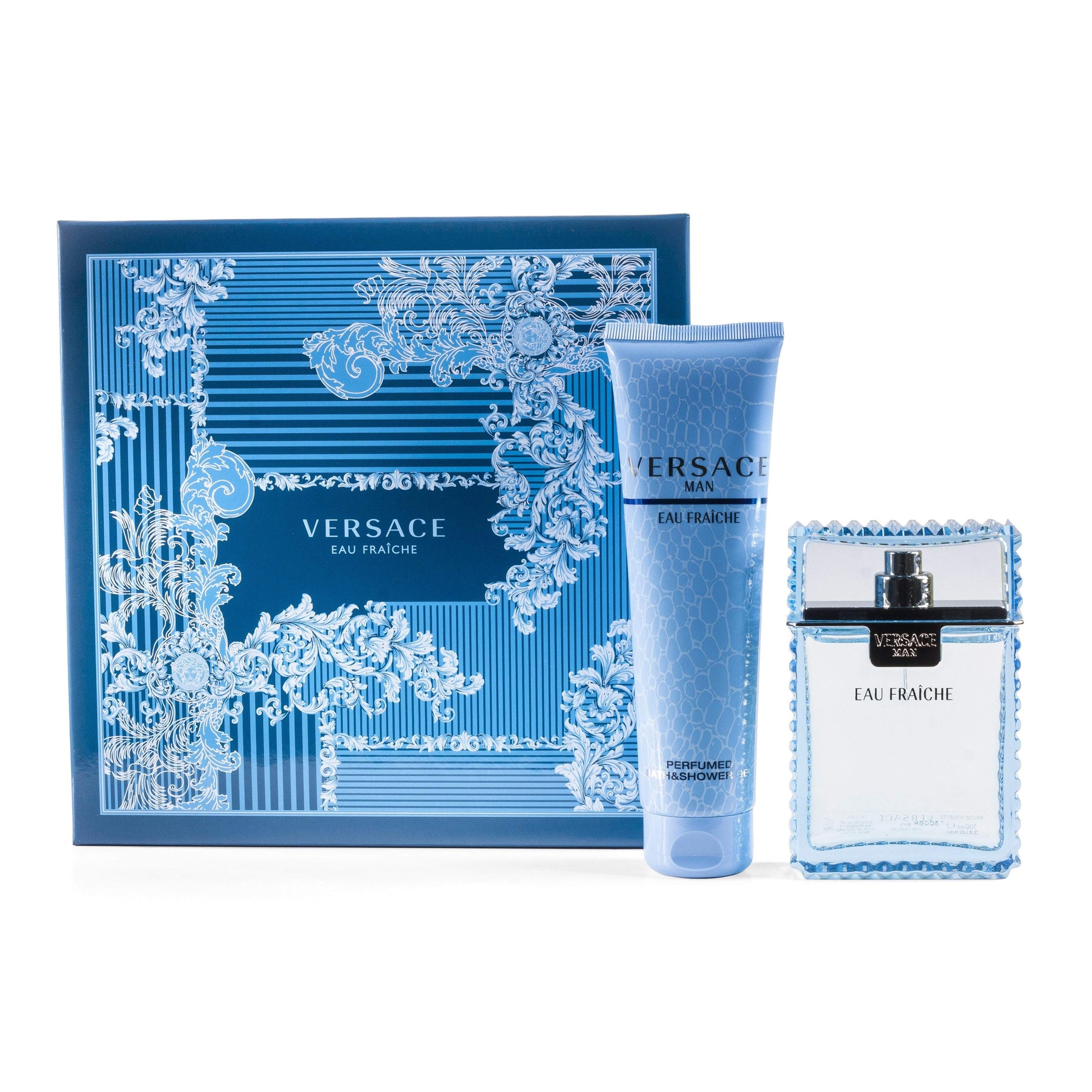 Eau Fraiche For Men By Gianni Versace Gift Set