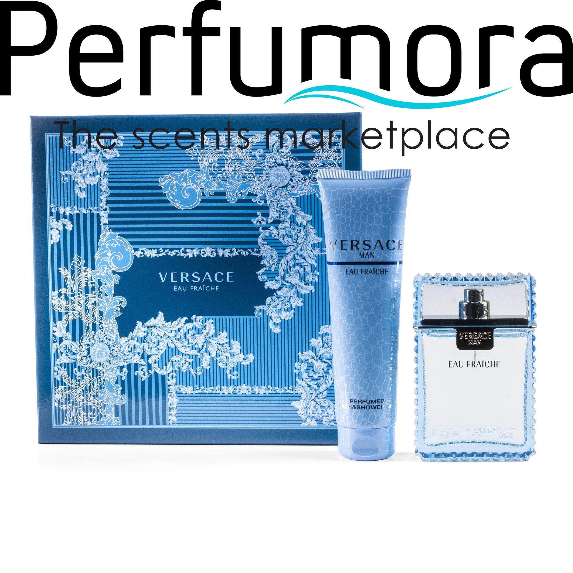 Eau Fraiche For Men By Gianni Versace Gift Set