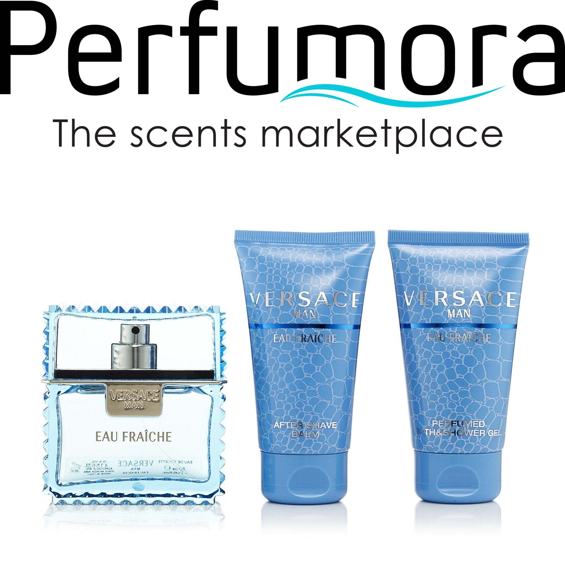 Man Eau Fraiche Gift Set for Men by Versace 1.7 oz.
