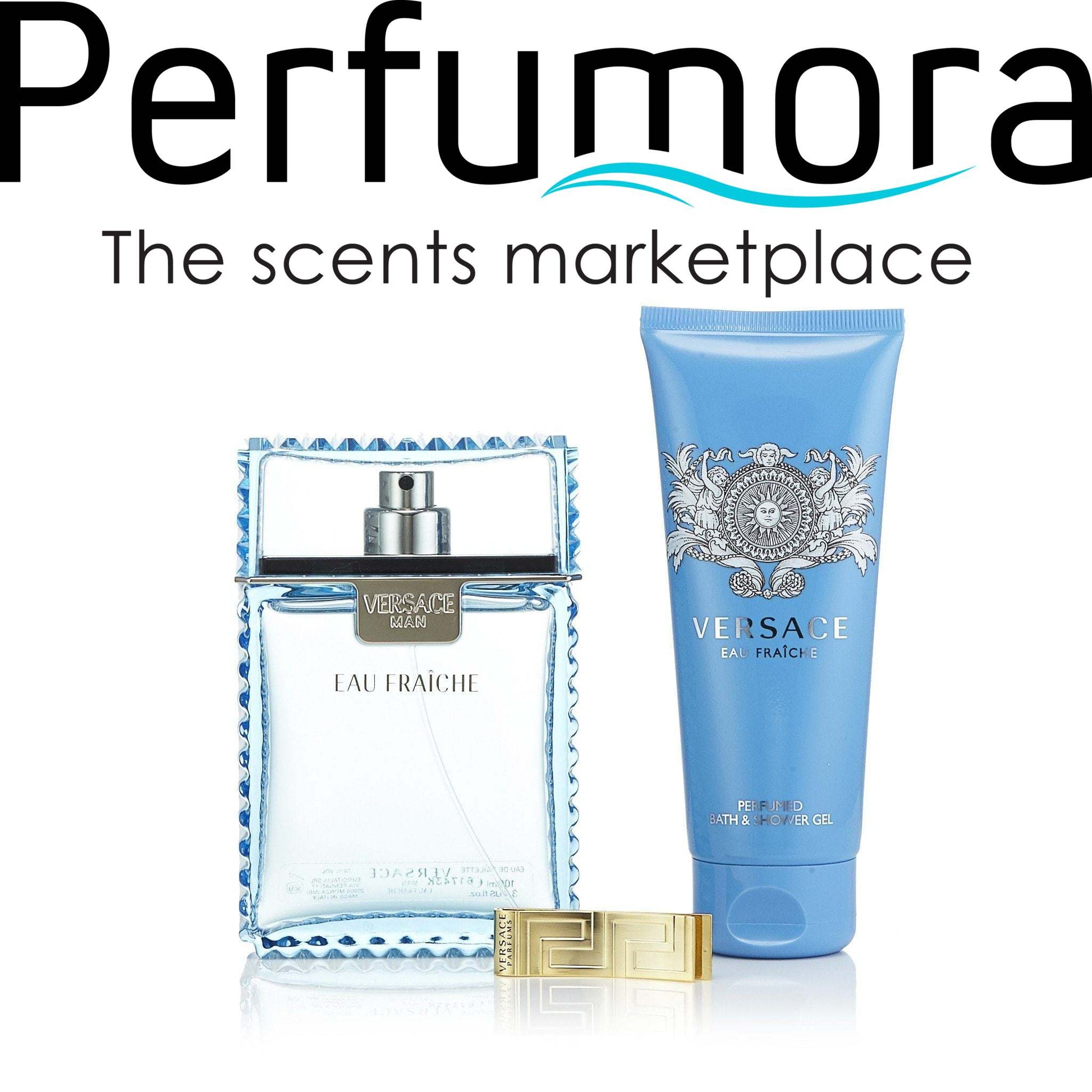 Man Eau Fraiche Set for Men by Versace 3.4 oz.