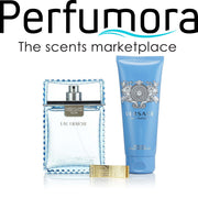 Man Eau Fraiche Set for Men by Versace 3.4 oz.