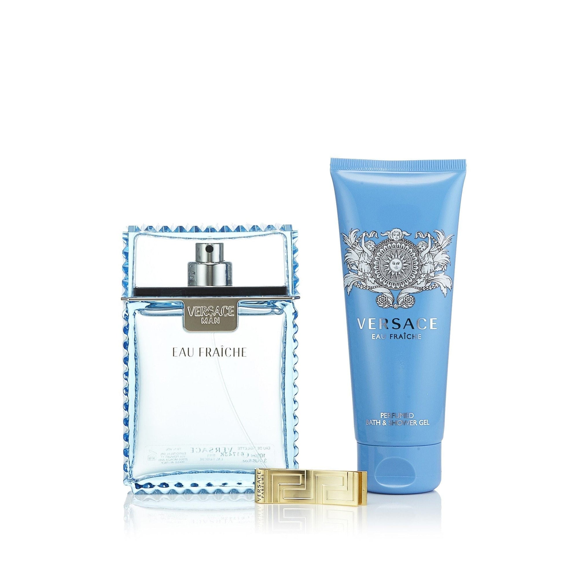 Man Eau Fraiche Set for Men by Versace 3.4 oz.