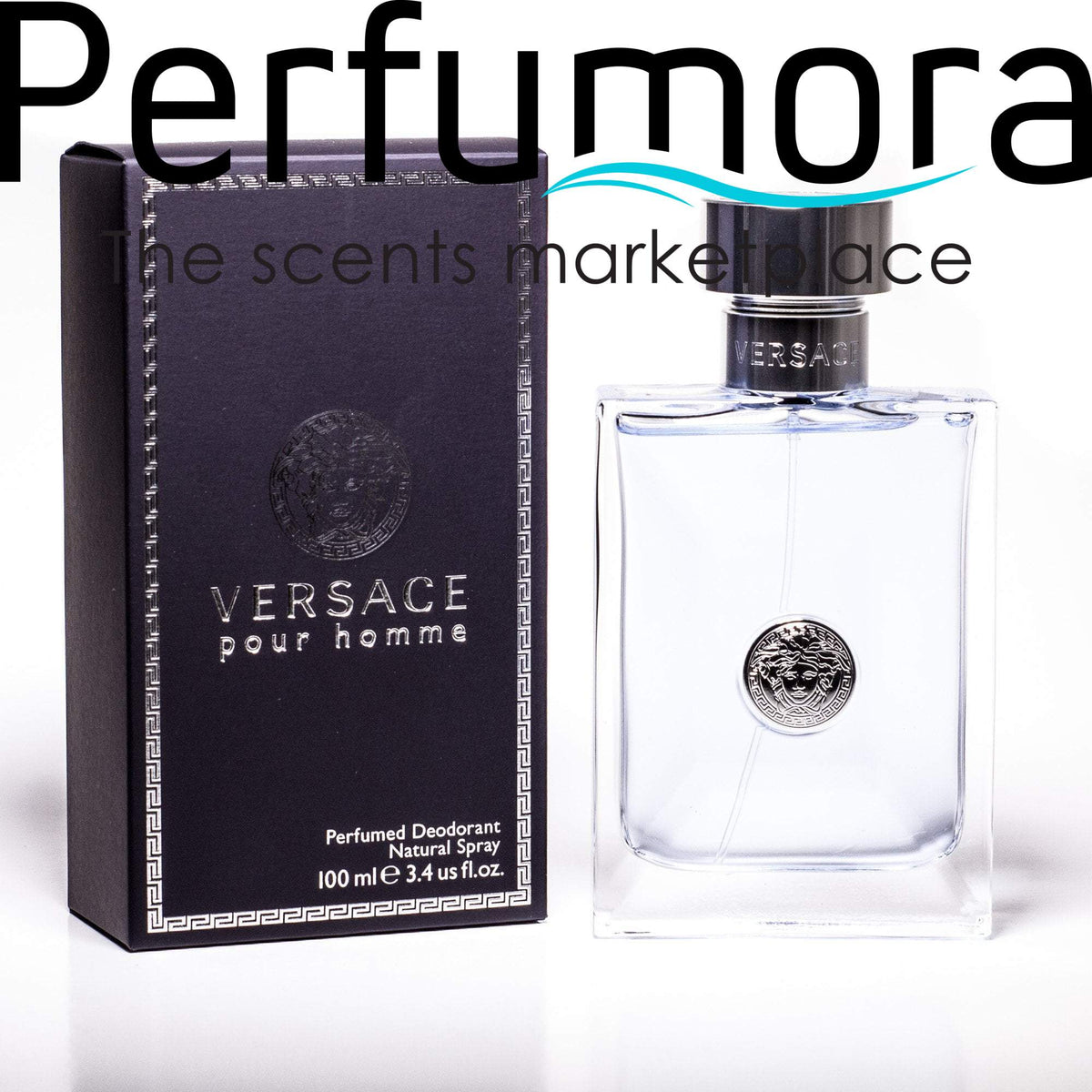Versace Pour Homme Perfumed Deodorant for Men by Versace 3.4 oz.