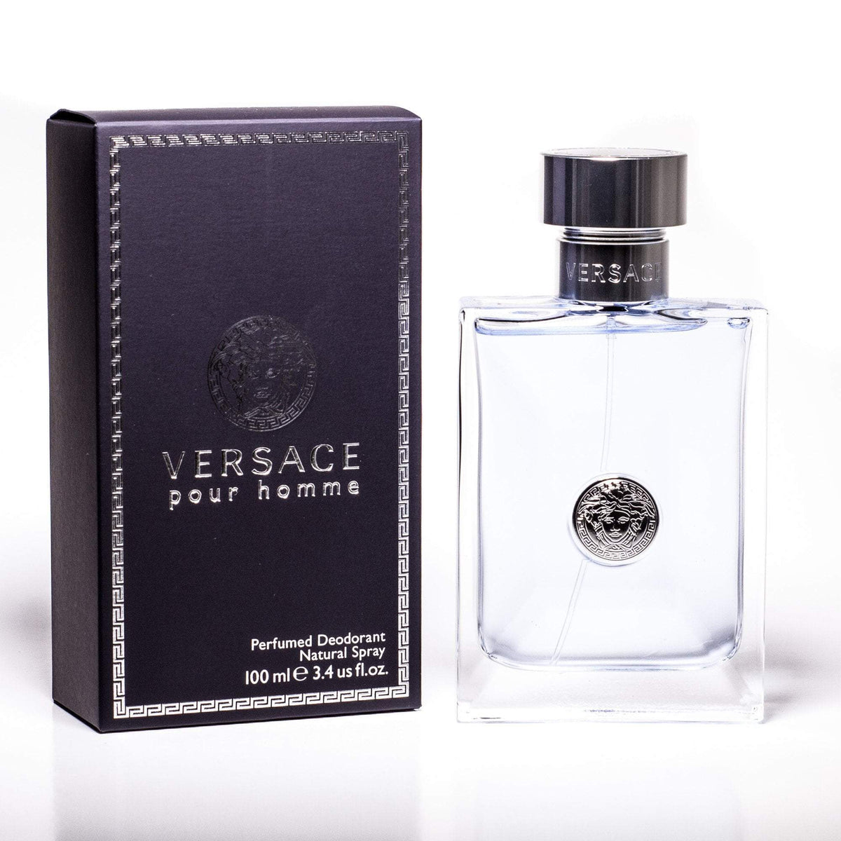 Versace Pour Homme Perfumed Deodorant for Men by Versace 3.4 oz.