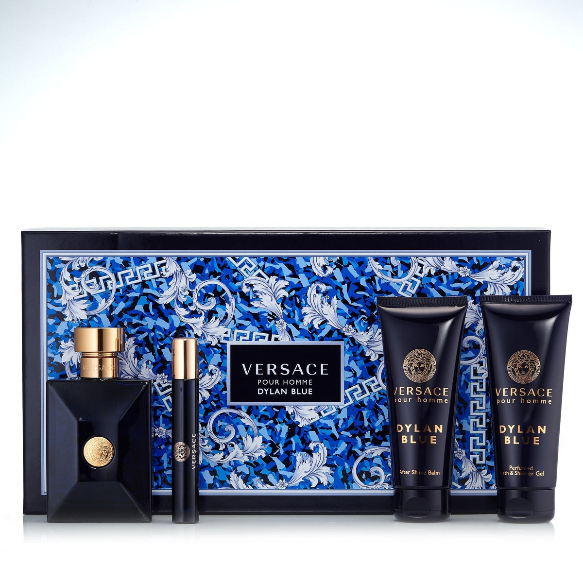 Dylan Blue Gift Set for Men by Versace 3.4 oz.