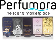 Versace Miniature Variety Gift Set for Men and Women by Versace 0.33 oz. Each