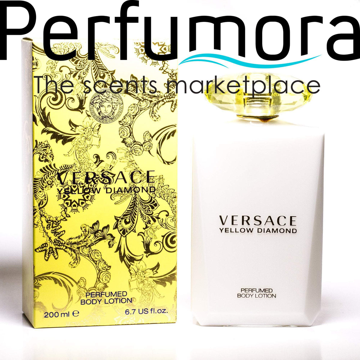 Yellow Diamond Body Lotion for Women by Versace 6.7 oz.