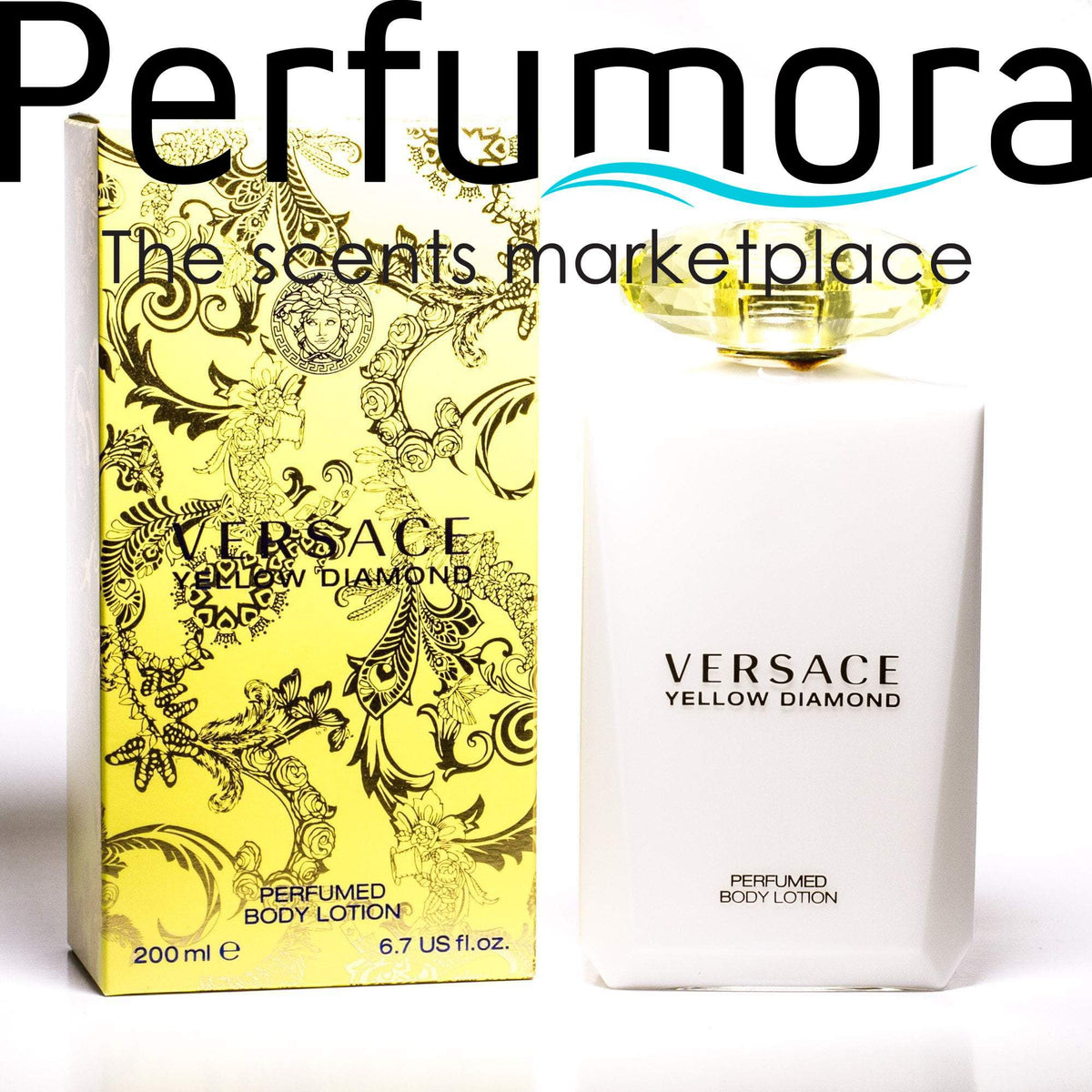 Yellow Diamond Body Lotion for Women by Versace 6.7 oz.