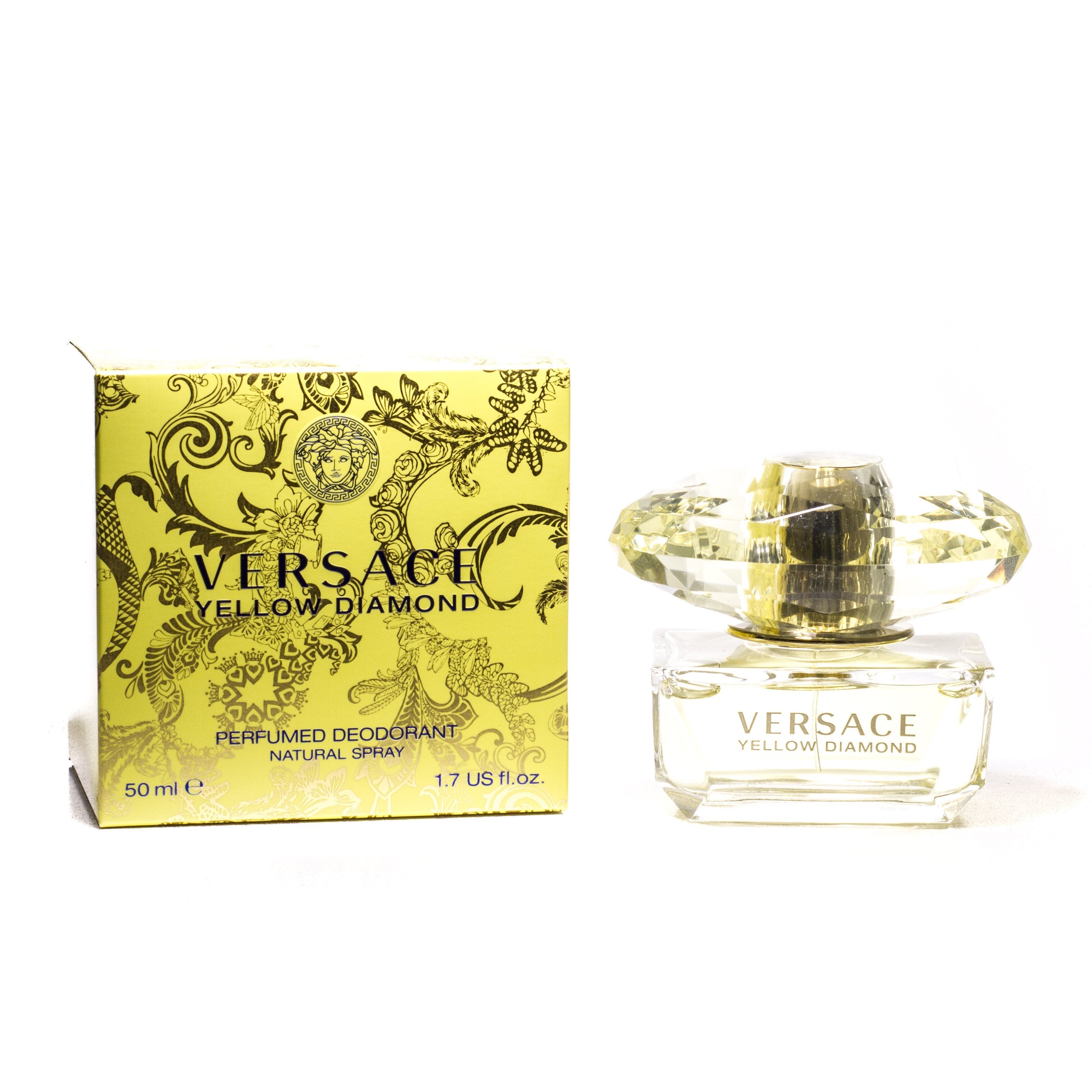 Yellow Diamond Perfumed Deodorant for Women by Versace 1.7 oz.