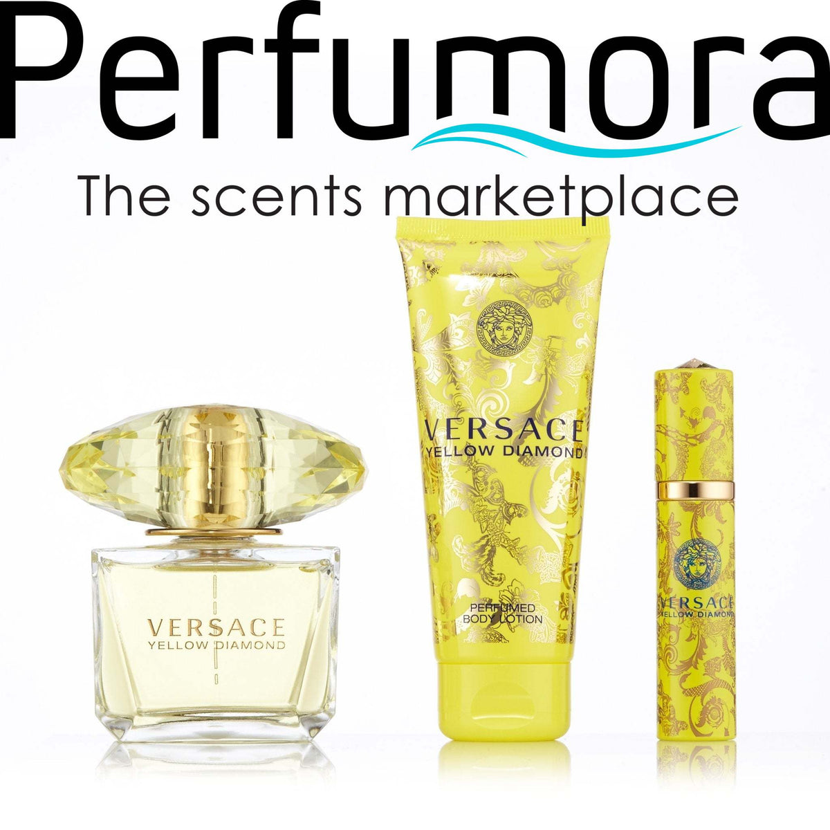 Yellow Diamond Set for Women by Versace 3.0 oz.