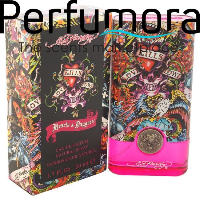 Ed Hardy Hearts and Daggers by Christian Audigier for Women -  EDP Spray