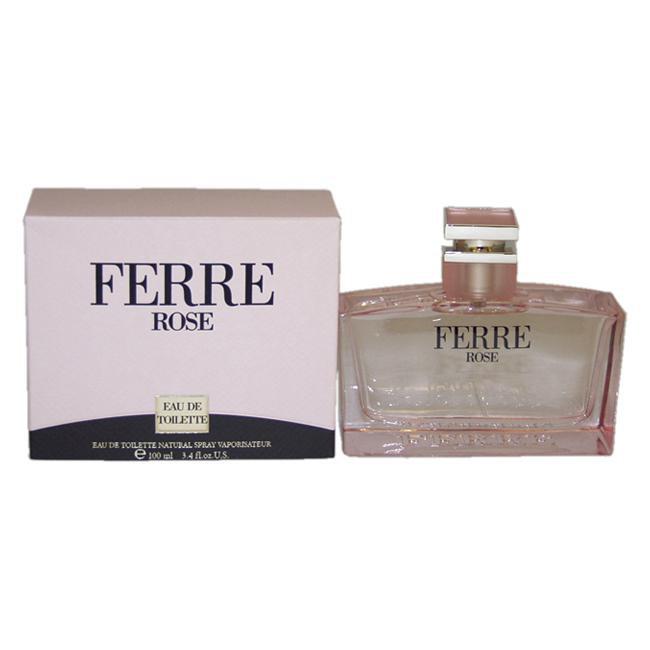 FERRE ROSE BY GIANFRANCO FERRE FOR WOMEN -  Eau De Toilette SPRAY