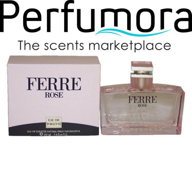 FERRE ROSE BY GIANFRANCO FERRE FOR WOMEN -  Eau De Toilette SPRAY